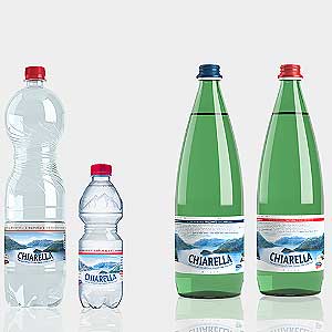 Bild zeigt das Chiarella Mineralwasser