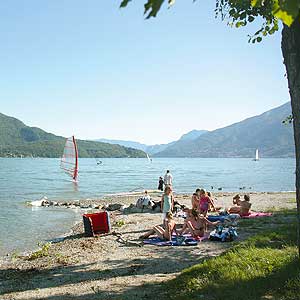 Bild zeigt die längste Strandpromenade